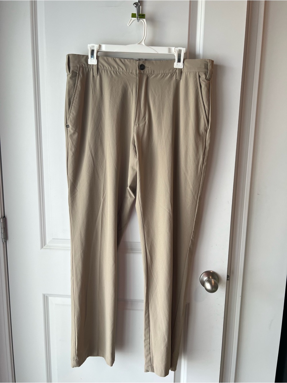 Adidas golf Khaki Performance Straight-Leg Pants. 34 waist